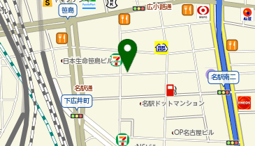054.R&Bホテル名古屋駅前 (カリテコバイク)の地図画像