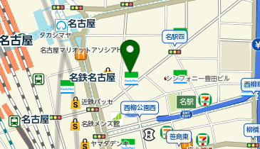 055.名鉄協商パーキング名駅4丁目第11 (カリテコバイク)の地図画像