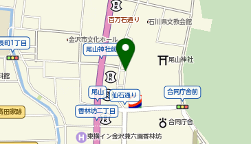 11.尾山神社前 (金沢まちのり)の地図画像