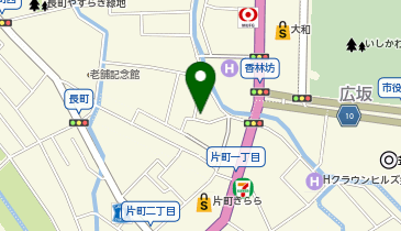 14.香林坊せせらぎ (金沢まちのり)の地図画像