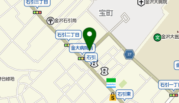 21.石引広見・大学病院前 (金沢まちのり)の地図画像