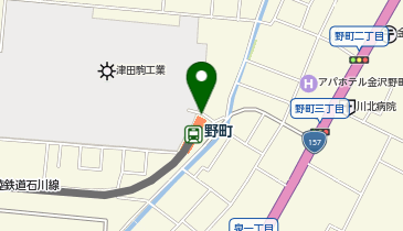 26.野町駅 (金沢まちのり)の地図画像