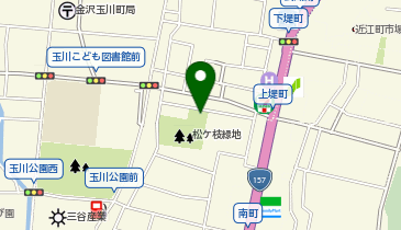 30.松ケ枝緑地 (金沢まちのり)の地図画像