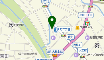 33.片町・ホテルアマネク金沢 (金沢まちのり)の地図画像
