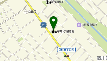 36.寺町3丁目緑地 (金沢まちのり)の地図画像