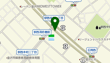 53.ファミリーマート金沢けやき通り店 (金沢まちのり)の地図画像