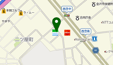 54.ファミリーマート金沢中央市場店 (金沢まちのり)の地図画像