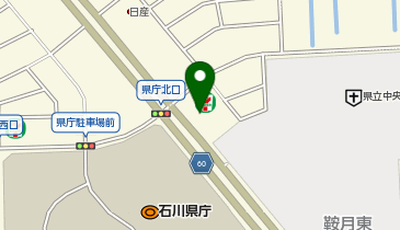 50.セブンイレブン金沢石川県庁前店 (金沢まちのり)の地図画像