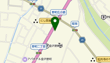 62.ローソン金沢野町一丁目店 (金沢まちのり)の地図画像