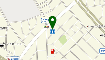 64.ローソン金沢駅西本町店 (金沢まちのり)の地図画像