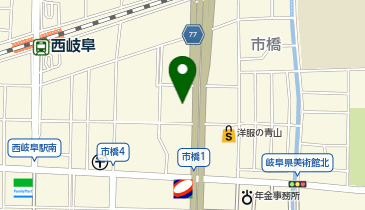 アート引越センター 岐阜支店 の地図画像