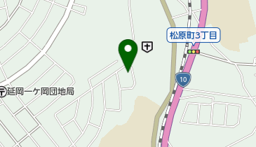 青帽特急県北支部の地図画像