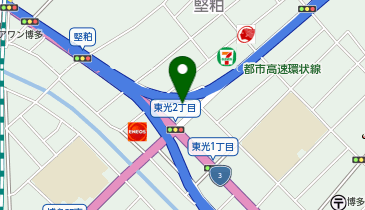 アリさんマークの引越社 九州本部の地図画像