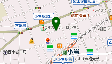 小岩シャトーの地図画像