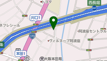 アイアンプレミアム阿波座の地図画像