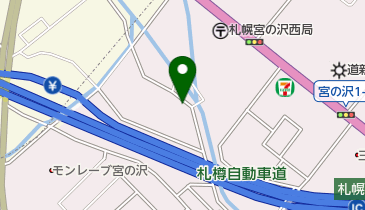 水色の詩 宮の沢の地図画像