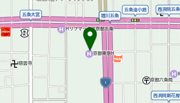 ティーラウンジ バー ほりかわ 京都東急ホテル 京都市下京区 レストラン 600 57 の地図 アクセス 地点情報 Navitime