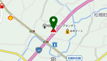 モスバーガー松橋店の地図画像