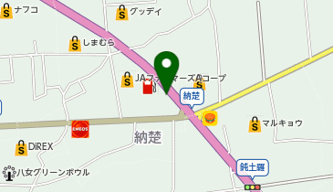 モスバーガー福岡八女店の地図画像