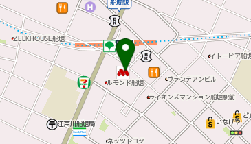モスバーガー船堀駅前店の地図画像