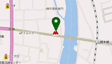 モスバーガー萩店の地図画像