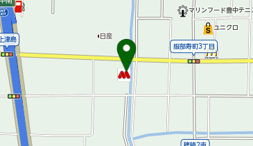 モスバーガー豊中名神口店の地図画像