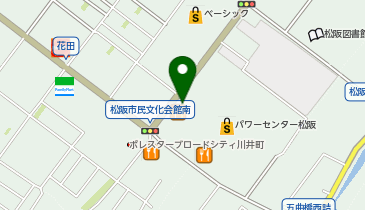 モスバーガー松阪パワーセンター店の地図画像