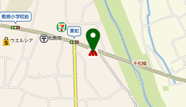 モスバーガー敷島山の手通り店の地図画像