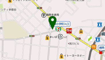 モスバーガー綱島西店の地図画像