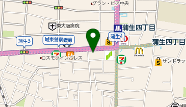 モスバーガー蒲生四丁目店の地図画像