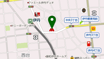 モスバーガー阪急伊丹店の地図画像