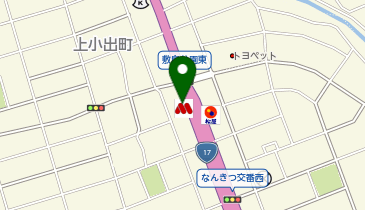 モスバーガー北前橋店の地図画像