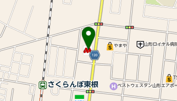 モスバーガーさくらんぼ東根駅前店の地図画像