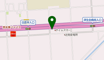 モスバーガー熊本近見店の地図画像