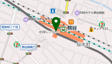 モスバーガー熊谷駅店の地図画像