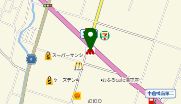 モスバーガー四日市生桑店の地図画像