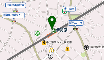 モスバーガー伊勢原店の地図画像