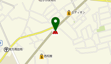 モスバーガー枚方茄子作店の地図画像