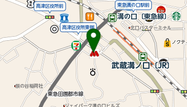 モスバーガー溝の口南口店の地図画像