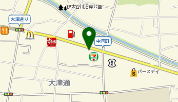 モスバーガー島田店の地図画像