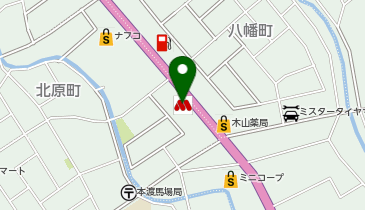 モスバーガー天草本渡店の地図画像