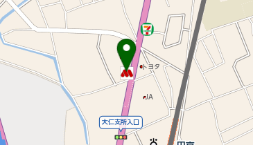 モスバーガー伊豆大仁店の地図画像