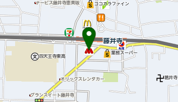 モスバーガー近鉄藤井寺店の地図画像