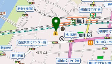 モスバーガーフレスタ横川店の地図画像