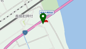 モスバーガーながしま店の地図画像