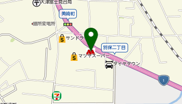 モスバーガー大津美崎町店の地図画像