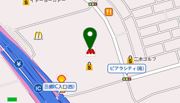 モスバーガービバホーム三郷店の地図画像