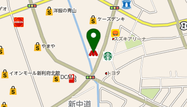 モスバーガー宮城利府店の地図画像