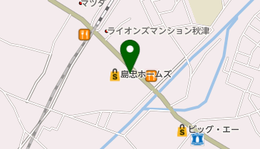 モスバーガー島忠東村山店の地図画像