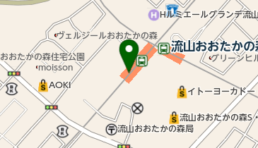 モスバーガーTXGA流山おおたかの森店の地図画像